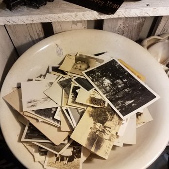 Uncommon Objects - Bowl of old photos - Antiques Near Me - Austin, Texas Uncommon Objects - Bowl of old photos - Antiques Near Me - Austin, Texas