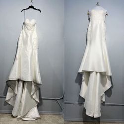 Magic Touch Cleaners - Wedding dress before and after