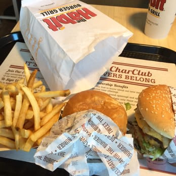 Habit Burger & Grill - Kids' charburger and my double w/cheese and fries - Burgers Near Me - Kent, Washington Habit Burger & Grill - Kids' charburger and my double w/cheese and fries - Burgers Near Me - Kent, Washington