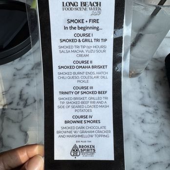 Broken Spirits Distillery - Long Beach Food Scene Week Menu - Distilleries Near Me - Long Beach, California