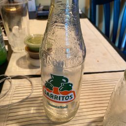 a bottle of carritos