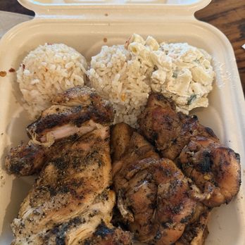 Pounders Hawaiian Grill - Crestview - The teriyaki and garlic chicken plate - Hawaiian Near Me - Crestview, Florida