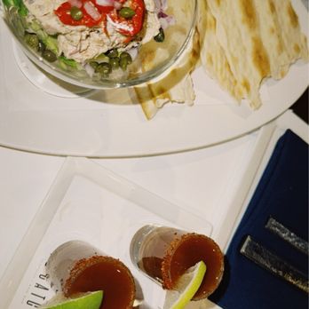 PB Catch - Bloody Mary Oyster Shooter + House Smoked Fish Dip - Seafood Near Me - Palm Beach, Florida PB Catch - Bloody Mary Oyster Shooter + House Smoked Fish Dip - Seafood Near Me - Palm Beach, Florida