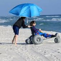 Beach wheelchair