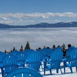 Big Blue View Bar - Above the fog
