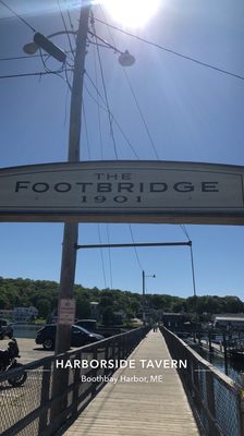 Boothbay Harbor Footbridge by null