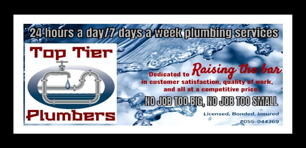 Slide of Top Tier Plumbers