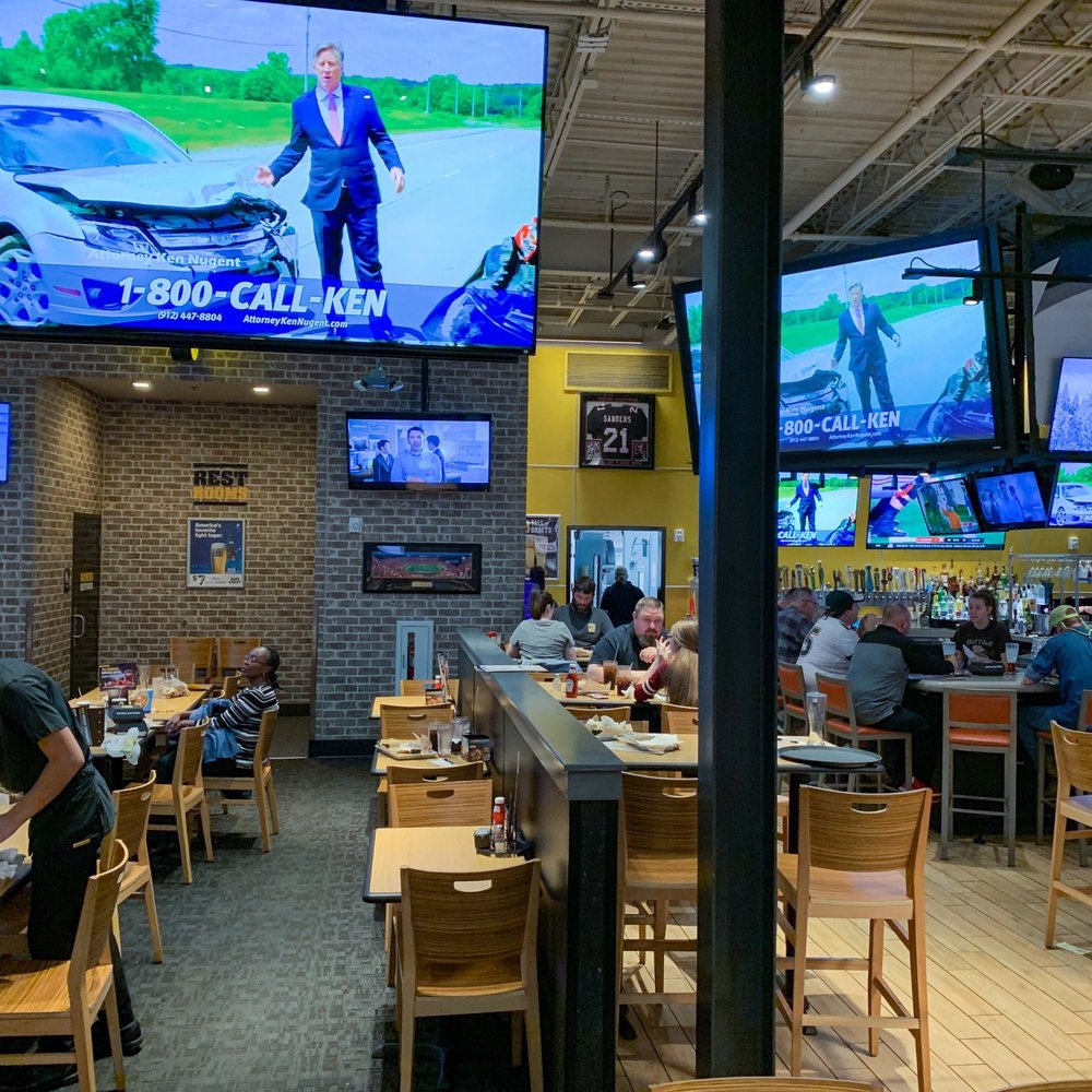 Buffalo Wild Wings - TVs here, TVs there, TVs everywhere! - Sports Bars Near Me - Pooler, Georgia Buffalo Wild Wings - TVs here, TVs there, TVs everywhere! - Sports Bars Near Me - Pooler, Georgia