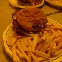 The mighty D-V Burger. The mighty D-V Burger.