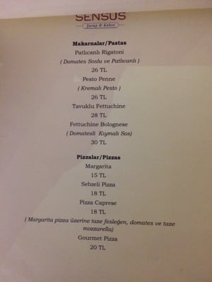 Menu photo 5 Sensus Istanbul, 34