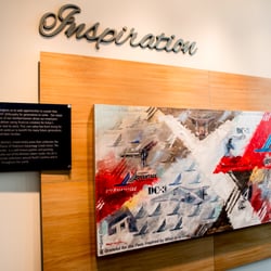 Piedmont Advantage Credit Union - Mixed-media artwork in the Winston-Salem branch lobby