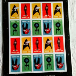 US Post Office - To boldly go where no stamp has gone before!