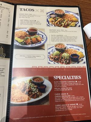 Menu photo 8 El Torito Monterey, CA