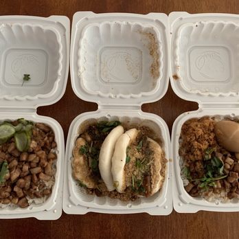Chef Cho - 2 braised pork over rice & Taiwanese hamburger - Taiwanese Near Me - Newark, California