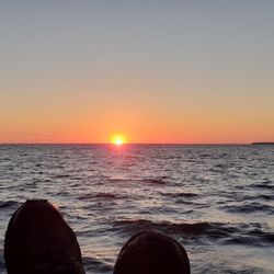 Sunset Beach Park - Sunset over Green Bay