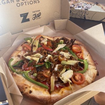 Zpizza - Berkeley Vegan Pizza (Small) no squash add artichokes - Pizza Near Me - Newport Beach, California Zpizza - Berkeley Vegan Pizza (Small) no squash add artichokes - Pizza Near Me - Newport Beach, California