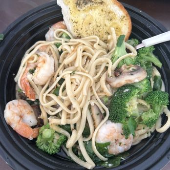 Simply Pasta - Custom noodles: -Linguini -White wine garlic and butter -Mushrooms -Spinach -Broccoli -Shrimp+$3 Total: $19.60 including tax - Pasta Shops Near Me - Union City, California Simply Pasta - Custom noodles: -Linguini -White wine garlic and butter -Mushrooms -Spinach -Broccoli -Shrimp+$3 Total: $19.60 including tax - Pasta Shops Near Me - Union City, California