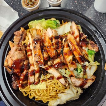 Teriyaki Madness - Chicken teriyaki bowl with noodles and stir fried vegetables - Japanese Near Me - Las Vegas, Nevada Teriyaki Madness - Chicken teriyaki bowl with noodles and stir fried vegetables - Japanese Near Me - Las Vegas, Nevada