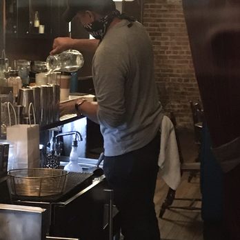 Anchor Spa - Shane making cocktails - Cocktail Bars Near Me - New Haven, Connecticut