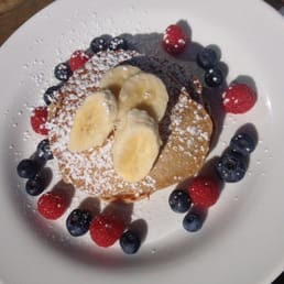 Pancakes with fresh fruit!