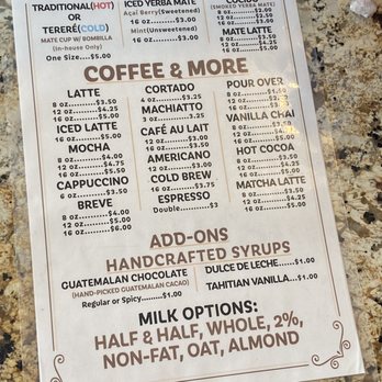 Cafe Guarani - Menus - Cafes Near Me - Pacific Grove, California Cafe Guarani - Menus - Cafes Near Me - Pacific Grove, California