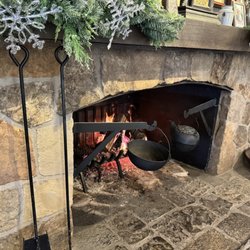 Cracker Barrel Old Country Store - Fireplace makes it cozy