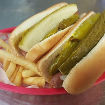 Nickys Hot Dogs - 2 Hot Dogs with Fries - Hot Dogs Near Me - Chicago, Illinois