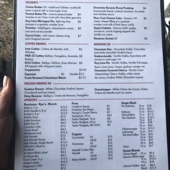 PIER 22 - Desserts!!! - New American Near Me - Bradenton, Florida