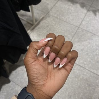 Glamour Nail Spa - Beautiful French tip nails! - Nail Salons Near Me - Los Angeles, California