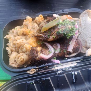 Jerk At Nite - Jerk Box N' Mac (Smoked Jerk Chicken, Seasoned Mac and Cheese, served with a slice of Soft Rasta Bread) - Caribbean Near Me - Washington, DC, District of Columbia Jerk At Nite - Jerk Box N' Mac (Smoked Jerk Chicken, Seasoned Mac and Cheese, served with a slice of Soft Rasta Bread) - Caribbean Near Me - Washington, DC, District of Columbia