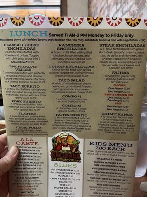 Menu photo 1 La Hacienda Osawatomie, KS Menu photo 1 La Hacienda Osawatomie, KS