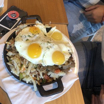 AVGO - The Bad Wolf Skillet (three from my party ordered this and loved it!) - Breakfast & Brunch Near Me - Saint John, Indiana AVGO - The Bad Wolf Skillet (three from my party ordered this and loved it!) - Breakfast & Brunch Near Me - Saint John, Indiana