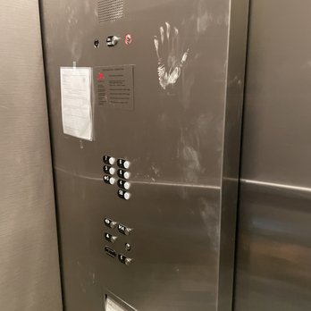 The Lofts at One Powell - Gross elevator, literally dusty hand print that wasn't cleaned off until 5 days later. - Apartments Near Me - San Francisco, California