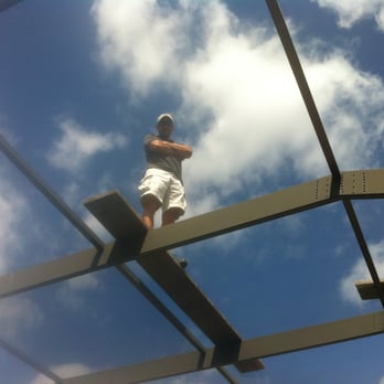 Re-Screening Pro - Jeff Repetto, owner/operator of Re-Screening Pro on top of a pool cage - Handyman Near Me - Fort Myers, Florida Re-Screening Pro - Jeff Repetto, owner/operator of Re-Screening Pro on top of a pool cage - Handyman Near Me - Fort Myers, Florida