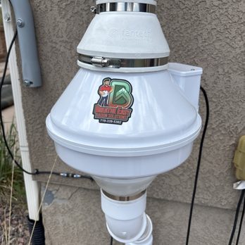 Breathe Easy Radon Solutions - New larger fan that actually works for my home size - Environmental Abatement Near Me