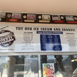Corral Drive In - Menu