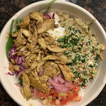 YAFO Kitchen - Half Half Bowl - Mediterranean Near Me - Charlotte, North Carolina YAFO Kitchen - Half Half Bowl - Mediterranean Near Me - Charlotte, North Carolina