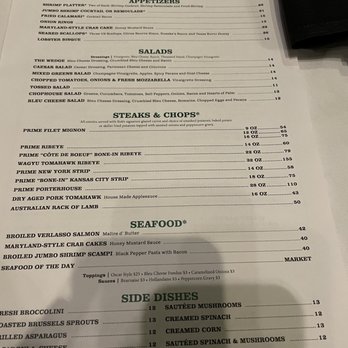 Bob's Steak & Chop House - Louisville - The menu - Steakhouses Near Me - Louisville, Kentucky Bob's Steak & Chop House - Louisville - The menu - Steakhouses Near Me - Louisville, Kentucky