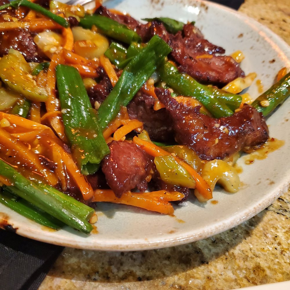 P.F. Chang's - Beef a la Sichuan. Not very spicy but sweeter then ice cream. - Chinese Near Me - West Des Moines, Iowa P.F. Chang's - Beef a la Sichuan. Not very spicy but sweeter then ice cream. - Chinese Near Me - West Des Moines, Iowa