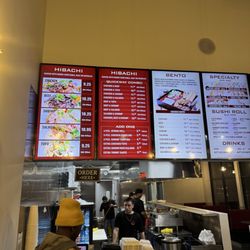Quickway Japanese Hibachi - Menu