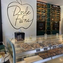 Doyle Farms Market Cafe & Creamery - Unfortunately, ice cream tubs aren't displayed. They're in the back room