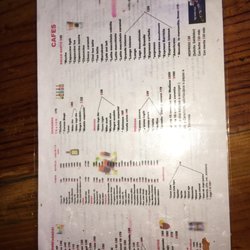 Panchos Wings - Drink menu
