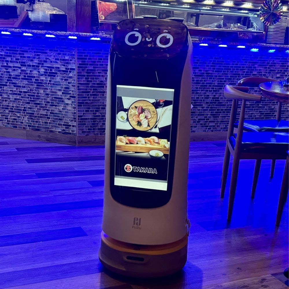 Takara - I feel like I'm in Japan. The Robot is working hard waiting tables. - Japanese Near Me - North Richland Hills, Texas Takara - I feel like I'm in Japan. The Robot is working hard waiting tables. - Japanese Near Me - North Richland Hills, Texas