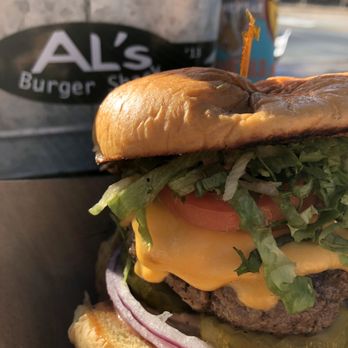 Al's Burger Shack - Classic burger Al size - Burgers Near Me - Chapel Hill, North Carolina