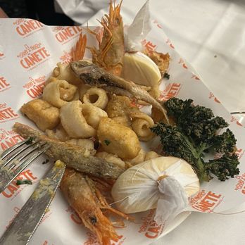 Cañete - Seafood fry - Tapas/Small Plates Near Me - Barcelona, B Cañete - Seafood fry - Tapas/Small Plates Near Me - Barcelona, B
