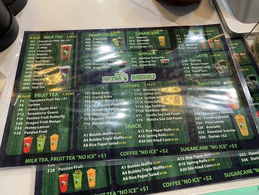 Menu photo 1 HP Tea Oklahoma City, OK