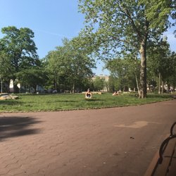 Irving Square Park - There's a grassy knoll for sunning, a playground for the kids, and a dog run. It's a perfect city park.