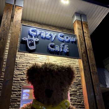 Crazy Cow Cafe - That's Teddy, in front of Crazy Cow Cafe. - American Near Me - Beaver, Utah Crazy Cow Cafe - That's Teddy, in front of Crazy Cow Cafe. - American Near Me - Beaver, Utah