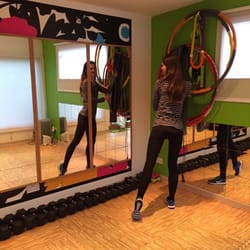 Workoutpact Personal Training - Anne in her studio - those hoola hoops are fun!