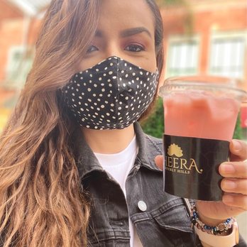 Cafe Sheera - The Egyptian Rose was delicious! - Cafes Near Me - Beverly Hills, California